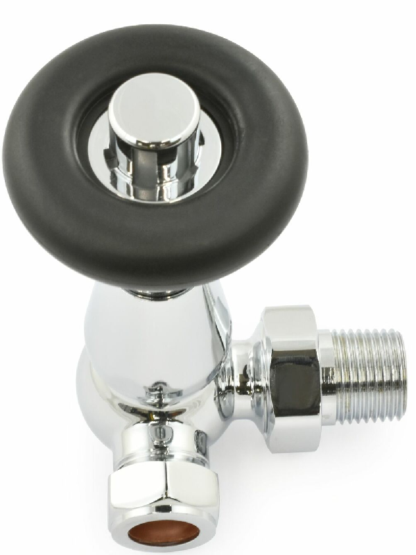 Lambeth Corner TRV Set - Polished Chrome
